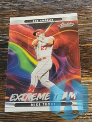 2022 Panini Absolute Extreme Team Mike Trout ET-4 Los Angeles Angels